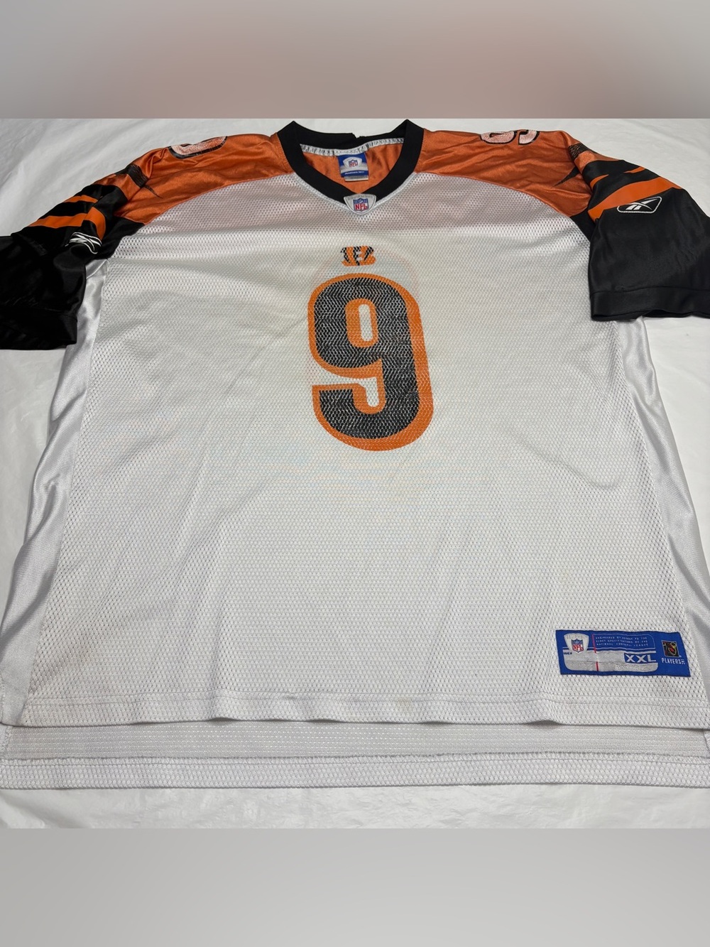 NFL Carson Palmer #9 Cincinnati Bengals Jersey Reebok Men’s 2XL